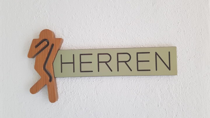 Toilettenbeschriftung Herren