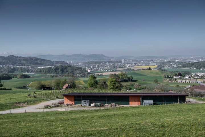 Stall mit Umgebung